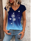 voordelige Damestanktops &amp; hemdjes-Dames Camisole Tank Top Ombre Bloem Motief Stijlvol Casual Mouwloos V-Hals Reguliere Tops Dagelijks Print Roze Blauw Zomer