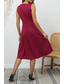 cheap Cocktail Dress-Women&#039;s Midi Dress Party Dress Cocktail Dress Fashion Party Birthday Date Regular Fit Plain Sleeveless V Neck Black Wine Blue Dark Green Summer