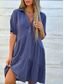 cheap White Casual Dresses-Women&#039;s Mini Dress Petite Dress White Dress Shirt Dress Casual Dress Summer Dress Fashion Classic Modern Daily Weekend Regular Fit Plain Half Sleeve Shirt Collar Black White Red Blue Summer