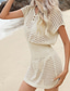 preiswerte Weiße Freizeitkleider-Damen Minikleid Sommerkleid Weißes Kleid Mode Klassisch Täglich Strand Wochenende Normale Passform Einfach Ärmellos V Ausschnitt Schwarz Weiß Königsblau Aprikose Sommer