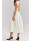 preiswerte Weiße Freizeitkleider-Damen Midikleid Weißes Kleid Mode Modern Geburtstag Abschlussfeier Date Normale Passform Einfach Ärmellos Rundhalsausschnitt Schwarz Hellgrau Beige Sommer