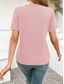 cheap Plain tee-Women&#039;s T Shirt Solid Color Plain Fashion Modern Casual Short Sleeve Crew Neck Regular Tops Daily Weekend Black Pink Brown Gray Summer