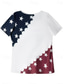 cheap Independence Day Top-Women&#039;s Patriotic  T Shirt Flag American Flag National Flag Casual Red White And Blue Short Sleeve Round Neck Regular Tops Daily Print Blue Summer