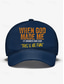 cheap Men's Hats-Funny Embroidered Baseball Cap for Men – 'When God Made Me' Adjustable Cotton Dad Hat, Casual Outdoor Trucker Cap for Sports, Travel &amp; Daily Wear