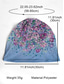abordables Chapeaux pour femmes-Bonnet léger et respirant pour femme – bonnet ample à imprimé floral, couvre-chef élastique doux, peut être utilisé comme cache-cou pour les vêtements décontractés, d'extérieur et de chimiothérapie