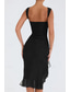 ieftine Rochii din chiffon-Pentru femei Rochii Midi Rochie de absolvire Rochie de Cocktail Rochie pentru invitata de nunta Rochie teacă Modă Modern În aer liber Absolvire Petrecere ceai Fit regulat Simplu Fără manșon Stil