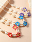 billige Halskjede for kvinner-håndlaget cowrie shell-kjede med plumeria-blomster – boho hawaiianske strandsmykker for kvinner, justerbar sommersurferchoker, tropisk ferie og festivaltilbehør