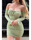 cheap White Graduation Dresses-Women&#039;s Mini Dress White Dress Graduation Dress Bodycon Elegant Fashion Birthday Graduation Date Regular Fit Plain Long Sleeve Off Shoulder Black White Light Green Wine Summer