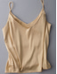 cheap Tank Tops &amp; Camis-Women&#039;s Camisole Tank Top Solid Color Stylish Casual Sleeveless V Neck Regular Tops Daily Patchwork Black White Pink Wine Beige Summer Spring