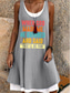 billiga Humor och citat klänningar-Kvinnors GOD Mini Klänning T-Shirt Klänning Tee Klänning Sundress A-Linjeklänning Fit And Flare Klänning Semester Avslappnad Strand Dagligt Löst Passform Bokstäver Ärmös U-Hals Ljusgrön Blå Ljusgrå