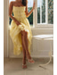 cheap White Casual Dresses-Women&#039;s Midi Dress White Dress Slip Dress Fashion Graduation Date Going out Regular Fit Plain Sleeveless Spaghetti Strap White Yellow Summer