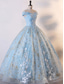cheap Prom Dresses-Ball Gown A-Line Quinceanera Dresses Elegant Dress Wedding Wedding Guest Floor Length Sleeveless Off Shoulder Lace Backless with Pleats Sequin