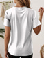 cheap Humor&amp;Quotes tee-Women&#039;s T Shirt Graphic Animal Letter Stylish Casual Short Sleeve Round Neck Regular Tops Daily Weekend Print Black White Pink Blue Sky Blue Summer Spring Duck