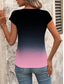 voordelige Damestanktops &amp; hemdjes-Dames Camisole Tank Top Ombre Bloem Motief Stijlvol Casual Mouwloos V-Hals Reguliere Tops Dagelijks Print Roze Blauw Zomer