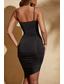 cheap White Graduation Dresses-Women&#039;s Midi Dress White Dress Graduation Dress Bodycon Slip Dress Fashion Vacation Birthday Holiday Regular Fit Plain Sleeveless Spaghetti Strap Black White Wine Red Summer