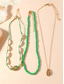 ieftine Colier de damă-set de colier boho cauri de damă – bijuterii de plajă în straturi cu accente aurii, choker de surf de vară realizat manual pentru vacanțe, festivaluri și îmbrăcăminte casual