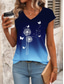 voordelige Damestanktops &amp; hemdjes-Dames Camisole Tank Top Ombre Bloem Motief Stijlvol Casual Mouwloos V-Hals Reguliere Tops Dagelijks Print Roze Blauw Zomer