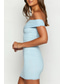abordables Robes de Diplôme-Femmes Mini Robe Robe Blanche Robe de remise des diplômes Robe de bal Moulant Mode Mature Remise des Diplômes Date Sortir Coupe régulière Uni Sans manches Une Épaule Noir Blanche Bleu clair Été