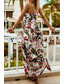 cheap Casual Floral Dresses-Women&#039;s Long Dress Maxi Dress Slip Dress Print Dress Fashion Outdoor Holiday Tea Party Regular Fit Flower Sleeveless Spaghetti Strap Black White Green Summer