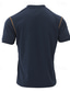 cheap Men&#039;s Classic Polo-Men&#039;s Golf Shirt Golf Polos Shirts Work Casual Stand Collar Short Sleeve Basic Modern Color Block Patchwork Buttons Summer Spring Regular Fit Black White Wine Dark Navy Khaki Army Green Golf Shirt
