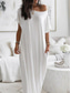 cheap Plain Dress-Women&#039;s Maxi Dress T Shirt Dress Tee Dress Casual Outdoor Daily Holiday Regular Fit Plain Short Sleeve Crew Neck Black White Gray Summer