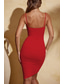 cheap White Graduation Dresses-Women&#039;s Midi Dress White Dress Graduation Dress Bodycon Slip Dress Fashion Vacation Birthday Holiday Regular Fit Plain Sleeveless Spaghetti Strap Black White Wine Red Summer