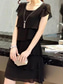 cheap Plain Dress-Women&#039;s Mini Dress Work Dresses Formal Wedding Guest Evening Party Regular Fit Graphic Short Sleeve Crew Neck Black Pink Wine Red Summer