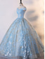 cheap Prom Dresses-Ball Gown A-Line Quinceanera Dresses Elegant Dress Wedding Wedding Guest Floor Length Sleeveless Off Shoulder Lace Backless with Pleats Sequin