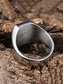 cheap Men's Jewelry-Men's square streamer shell stainless steel ring, gold and silver, fashionable and individual, suitable for daily vacation wear and casual gatherings