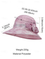 cheap Women's Hats-Elegant Floral Sun Hat for Women - Lightweight Breathable Wide Brim Bucket Hat with Rose Decoration, Breathable and UV Protection, Perfect for Beach, Travel and Summer Outdoor Activities