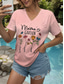 cheap Mother&#039;s Day Top-Mother&#039;s Day Women&#039;s T Shirt Floral Graphic Butterfly Casual Short Sleeve V Neck Regular Tops Daily Weekend Print White Yellow Dusty Rose Dusty Blue Summer Spring