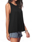 cheap Plain Tank Top-Women&#039;s Camisole Tank Top Solid Color Plain Daily Stylish Casual Sleeveless Crew Neck Regular Tops Daily Black White Army Green Blue Summer Spring