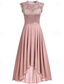 preiswerte Chiffonkleider-Damen Midikleid Partykleid Cocktailkleid Kleid für Hochzeitsgäste Chiffonkleid Mode Modern Party Besonderer Anlass Teegesellschaft Normale Passform Einfach Ärmellos Rundhalsausschnitt Schwarz Rosa