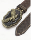 preiswerte Herrengürtel-Herren-Ledergürtel im Westernstil mit Adlerschnalle – Vintage-Prägungsdesign mit Nieten, ideal für Freizeit- und Country-Kleidung