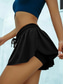 billiga Enkla kjolar-Damernas Kort Kjol Enfärgad Chinos Shorts Fjärils Shorts Bas Casual Casual  Sportig Kort Hög Midja Plain Fickor Elastisk Midja Comfy Mjuk Bekväm Stretchig Yoga Sport Utomhus Fitness