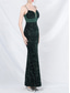 cheap Prom Dresses-Mermaid / Trumpet Prom Dresses Pink Dress Corset Dress Performance Wedding Floor Length Spaghetti Strap with Sequin