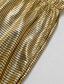 cheap Casual Pants-Men&#039;s Disco Pants Flared Pants Trousers Casual Pants Buttons Pocket Plain Comfort Party Stage Disco Lights Fashion Casual Gold Micro-elastic