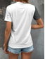 cheap Animals tee-Women&#039;s T Shirt Graphic Animal Cat Vintage Stylish Classic Short Sleeve Crew Neck Round Neck Regular Tops Daily Weekend Print White and gray Summer Spring