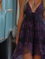 cheap Boho Dress-Women&#039;s Midi Dress Vintage Dress Boho Dress Western Dress Vintage Fashion Outdoor Vacation Daily Regular Fit Flower Sleeveless V Neck Purple Summer