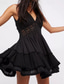 cheap Boho Dress-Women&#039;s Mini Dress Summer Dress Slip Dress Boho Dress Western Dress Fashion Classic Modern Outdoor Vacation Holiday Regular Fit Plain Sleeveless Spaghetti Strap Black White Pink Dark Blue Summer