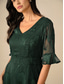 preiswerte abendkleider-Damen Maxikleid Cocktailkleid Kleid für Hochzeitsgäste Halbformelles Kleid A Linie Kleid Elegant Arbeit Geburtstag Flattrige Ärmel Hochzeitsgast Cocktailparty Formeller Abend Normale Passform
