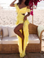 cheap Cocktail Dress-Women&#039;s Long Dress Maxi Dress Vintage Dress Boho Dress Fashion Modern Vacation Holiday Going out Regular Fit Plain Sleeveless V Neck Yellow Pink Summer