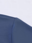 preiswerte Klassisches Poloshirt für Herren-Herren Golfshirt Golf Poloshirts Arbeit Lässig Revers Kurzarm Basic Modern Einfach Patchwork Knöpfe Sommer Normale Passform Meerblau Schwarz Weiß Marineblau Golfshirt