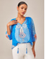 voordelige Blouses &amp;amp; Shirts-vakantie-stijl plaatsing print pullover top