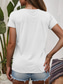 cheap Humor&amp;Quotes tee-Women&#039;s T Shirt Graphic Animal Letter Stylish Classic Casual Short Sleeve Crew Neck Regular Tops Daily Print White Summer Spring