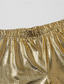 cheap Casual Pants-Men&#039;s Disco Pants Flared Pants Trousers Casual Pants Buttons Pocket Plain Comfort Party Stage Disco Lights Fashion Casual Gold Micro-elastic