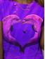cheap Animals tee-Sea of Hearts By Vincent Hie Women&#039;s T Shirt Graphic Animal Vintage Classic Casual Short Sleeve Crew Neck Regular Tops Daily Print Purple