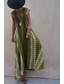 cheap Boho Dress-Women&#039;s Midi Dress Cocktail Dress Floral Dress Boho Dress Fashion Modern Vacation Tea Party Going out Regular Fit Flower Sleeveless V Neck Black Wine Blue Dark Green Summer