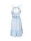cheap Boho Dress-Women&#039;s Mini Dress Summer Dress Slip Dress Boho Dress Western Dress Fashion Classic Modern Outdoor Vacation Holiday Regular Fit Plain Sleeveless Spaghetti Strap Black White Pink Dark Blue Summer