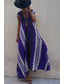 cheap Boho Dress-Women&#039;s Midi Dress Cocktail Dress Floral Dress Boho Dress Fashion Modern Vacation Tea Party Going out Regular Fit Flower Sleeveless V Neck Black Wine Blue Dark Green Summer